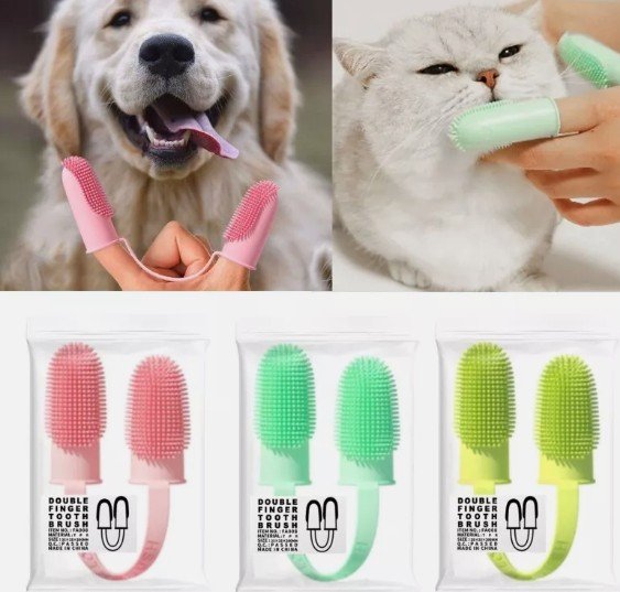Double Finger Tooth Brush