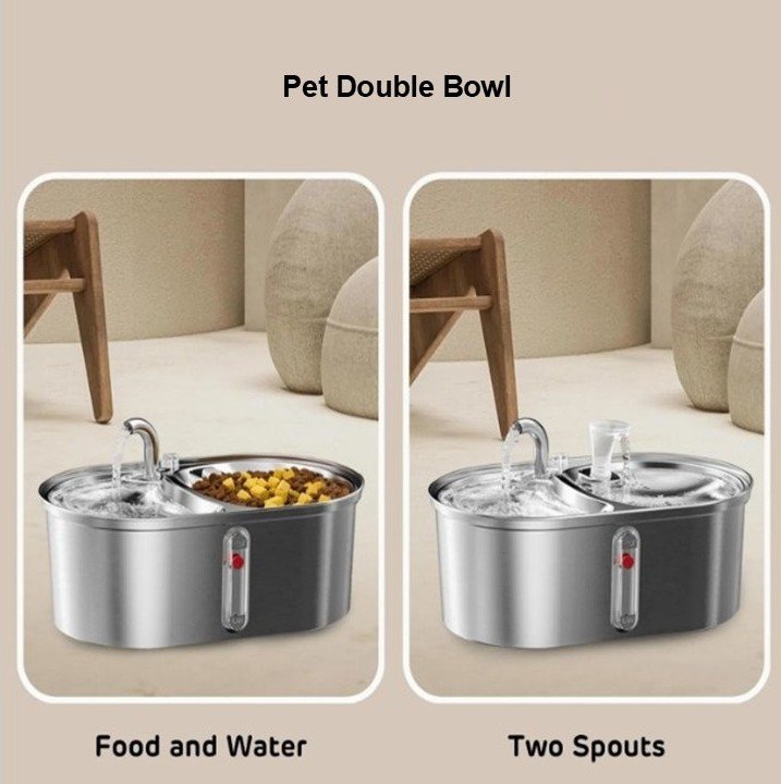 Pet Double Bowl